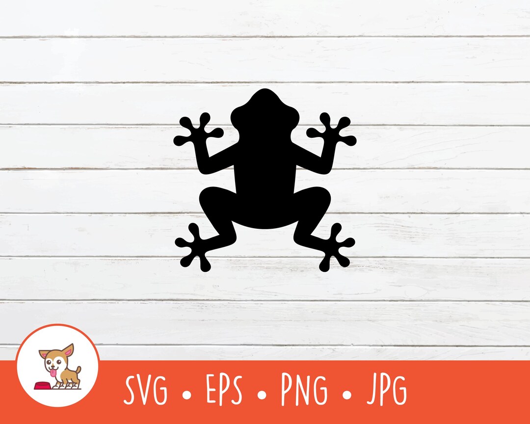 Vector Files Frog Frog SVG, Frog Clipart, Vector Frog Silhouette Cut File for Cricut, PNG ...