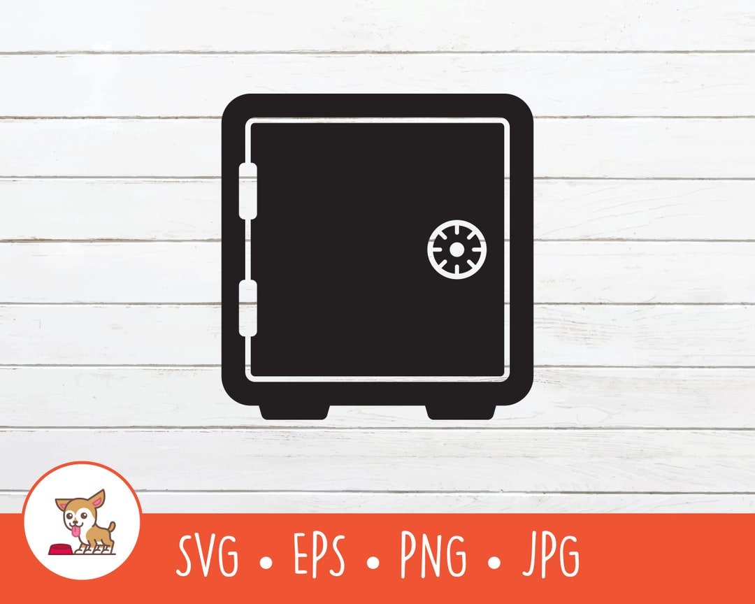 Safety Deposit Box SVG, Safety Deposit Box Clipart, Vector Safety