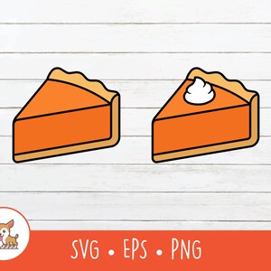 Tecknad pumpapaj Clipart, pumpapaj SVG, vektor pumpapaj klippfil för Cricut, PNG, EPS, omedelbar digital nedladdning