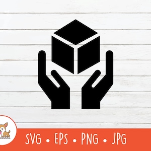 Manuseie com cuidado logotipo SVG, manuseie com cuidado clipart, vetor manuseie com cuidado símbolo arquivo de corte para Cricut, PNG, EPS, download digital instantâneo
