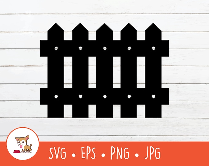 Picket Fence SVG Cut File: Vector Clipart (digital Download) - Etsy Canada