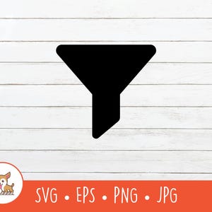 Filter SVG, Filter Clipart, Vector Filter Cut File for Cricut, Instant ...