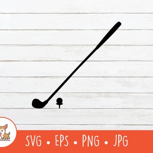 Golf SVG, Golf Clipart, Vector Golf Cut File For Cricut, PNG, EPS, Instant Digital Download