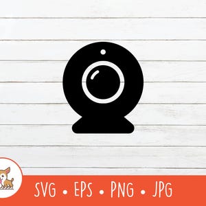 Webcam SVG, Webcam Clipart, Vector Webcam Cut File For Cricut, Instant Digital Download
