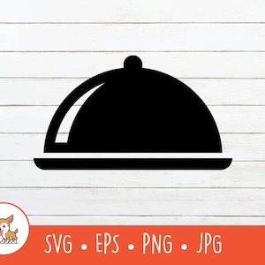 Food Tray SVG, Food Tray Clipart, Vector Food Tray Cut File For Cricut, PNG, EPS, Instant Digital Download
