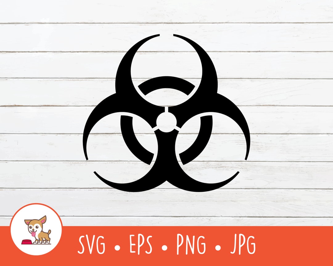 Biohazard Symbol SVG, Biohazard Symbol Clipart, Vector Biohazard Symbol ...