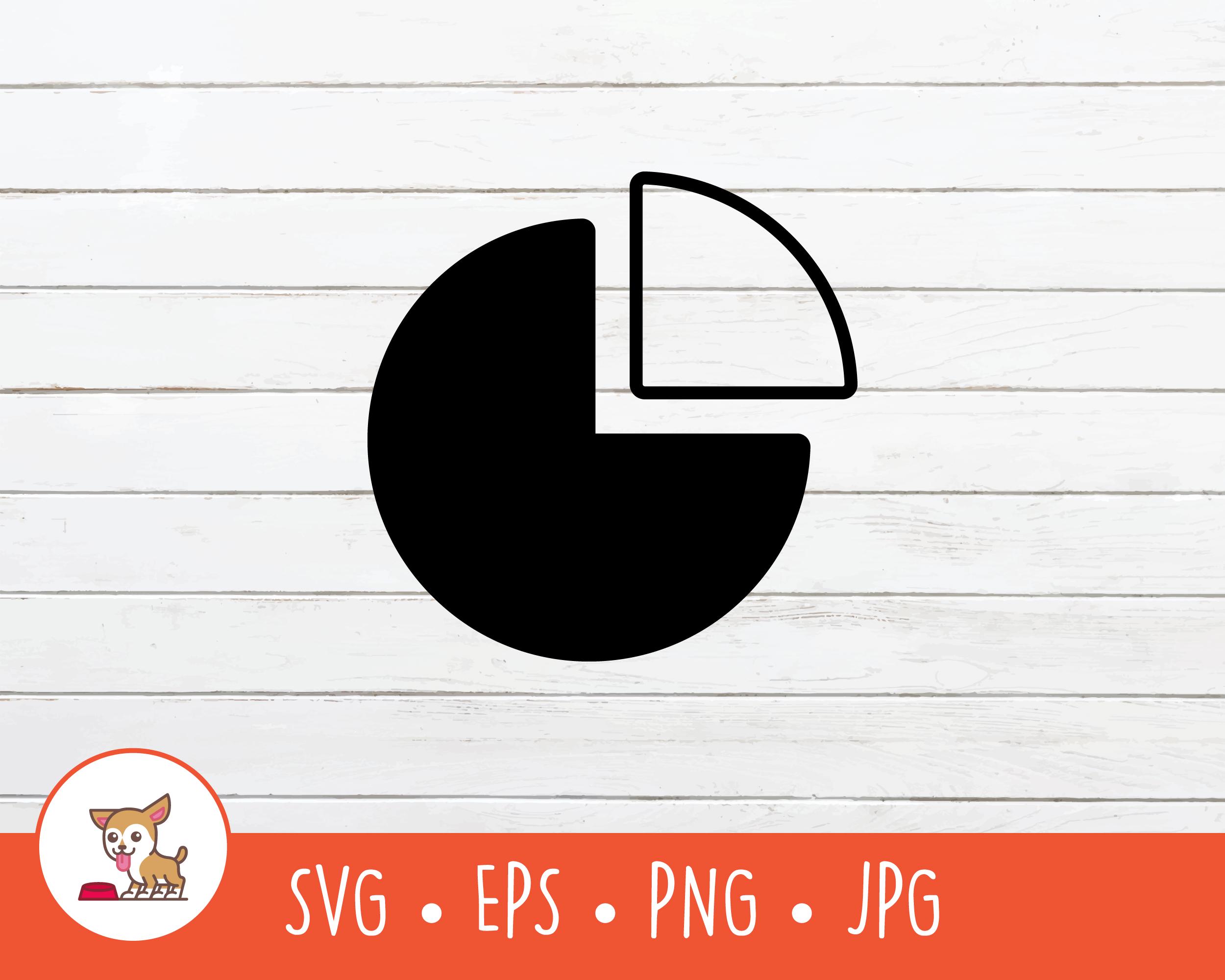 Svg Pie Chart Example Pie Chart SVG, Pie Chart Clipart, Vector Pie Chart Cut File for Cricut ...