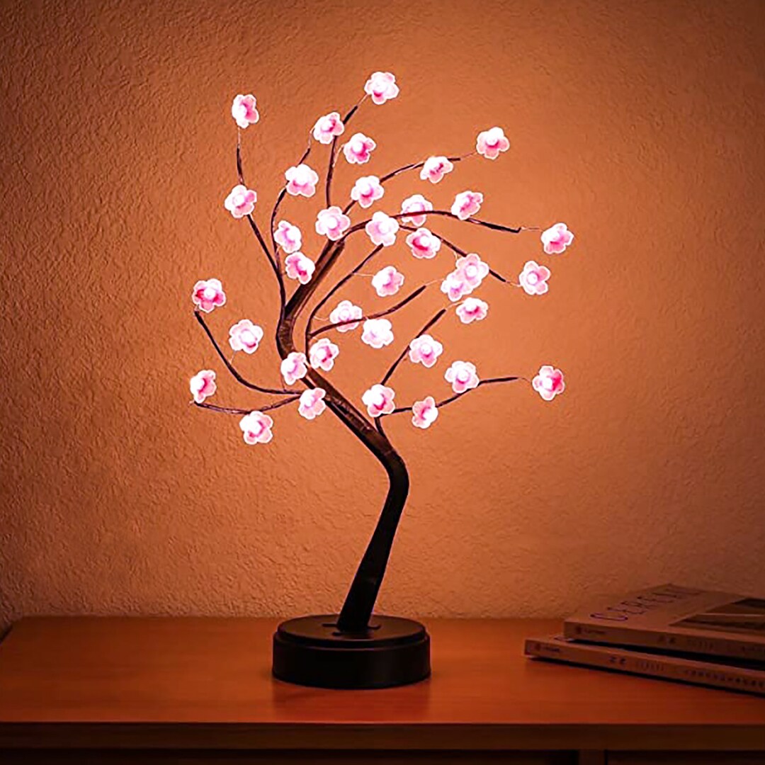 Cherry Blossom String Lights for Bedroom Dorm 10ft/30 LED Flower String