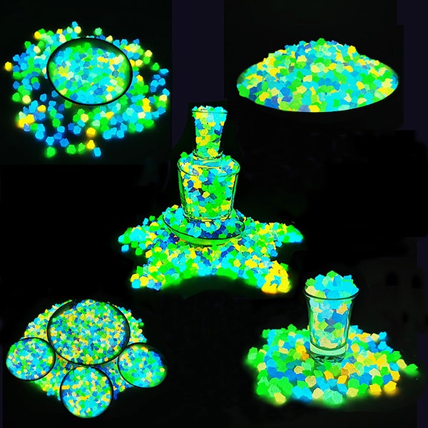 Glow in the Dark Stones Etsy