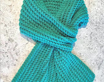 Eenvoudig breipatroon: Twilight Frost-sjaal – eenvoudig herhalen in één rij, geschikt voor beginners