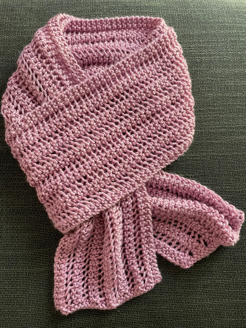 Winter Breeze Scarf - PDF Knitting Pattern - Fully Reversible Pattern ...