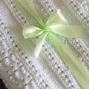 Familien Baby Decken Muster - Strukturierte Hand gestrickte Decke - PDF Muster - DIY Baby Geschenk - Heirloom Decke