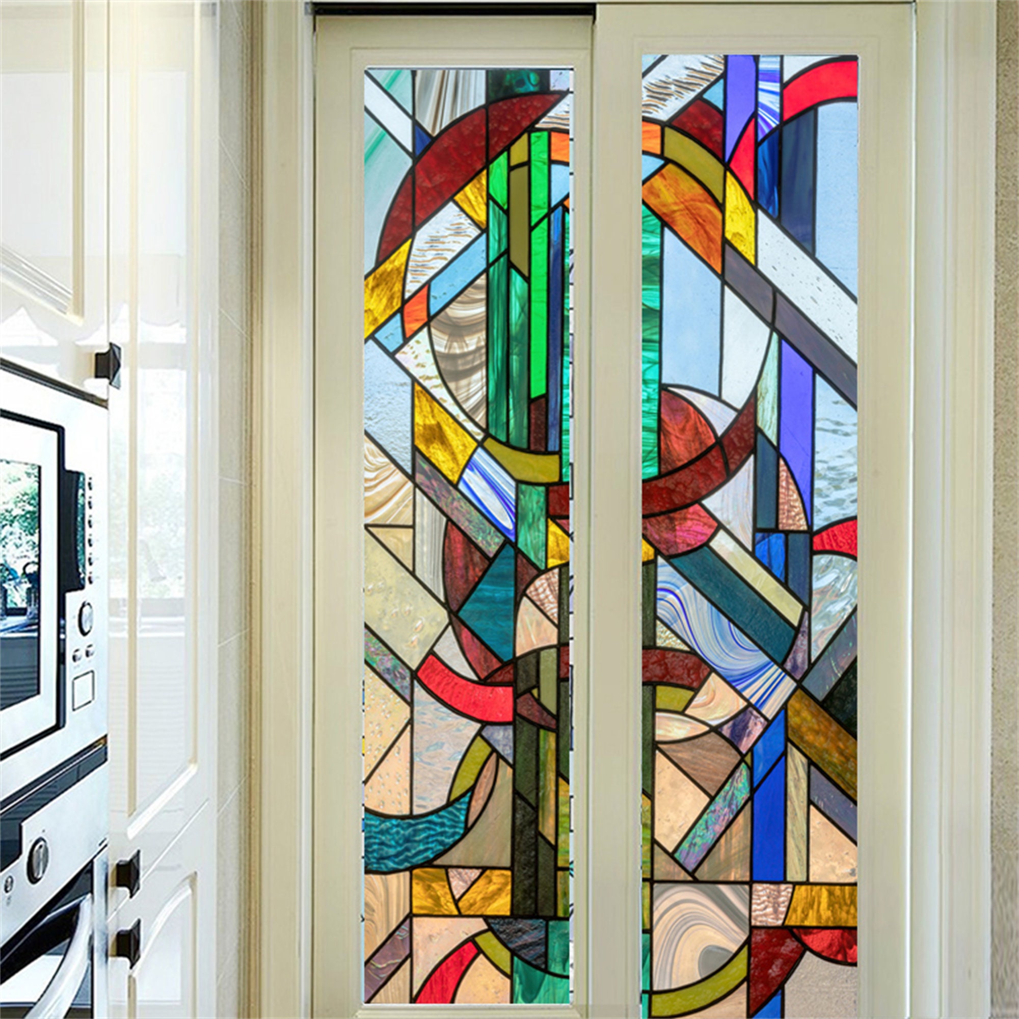 Custom Size Window Films Stained Glass Films Static Cling Etsy