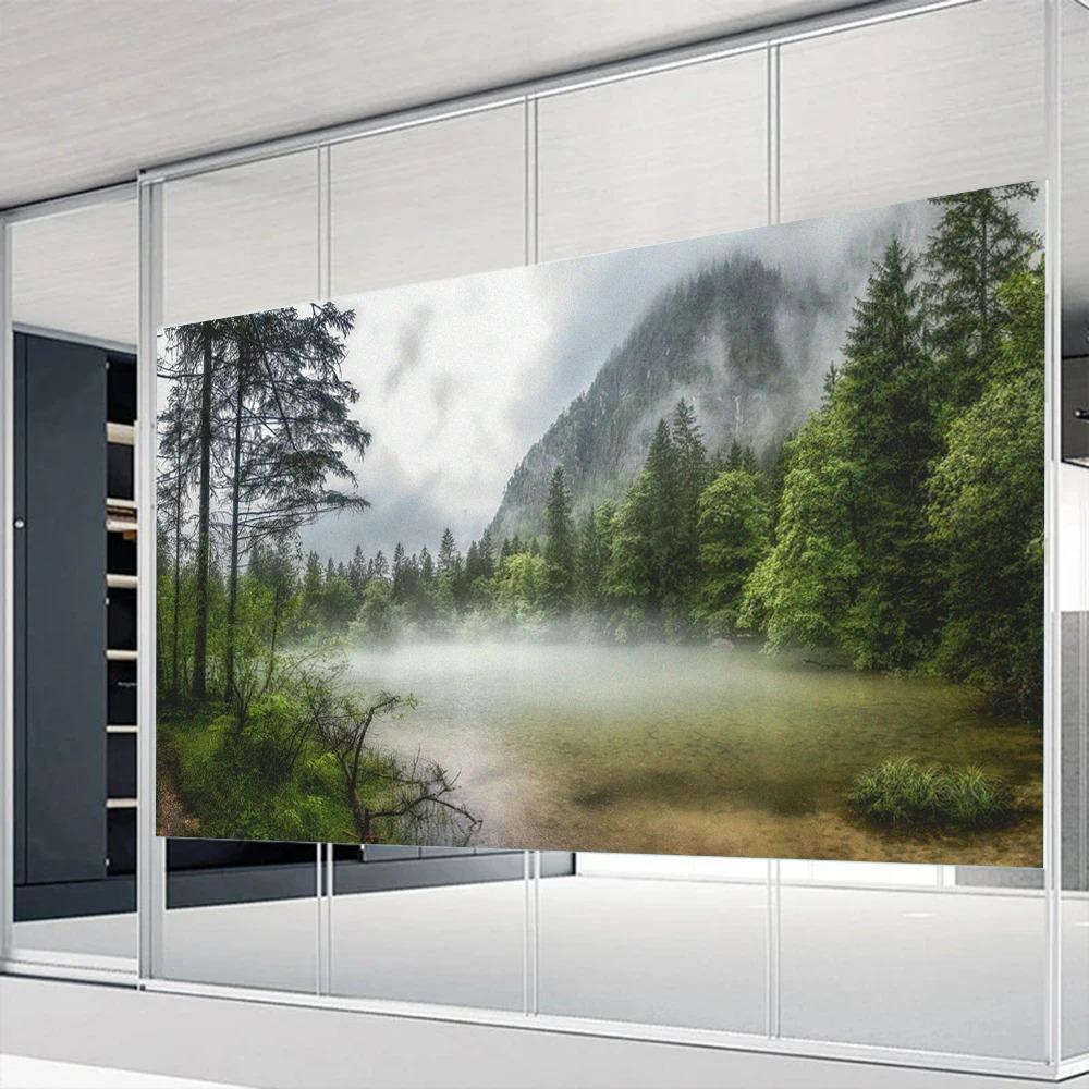 Film Solaire Fenetre Film Miroir Pour Fenêtre - Protection UV, Intimité, 45x200 Cm, Autocollant Sans Colle Film Miroir Protection UV