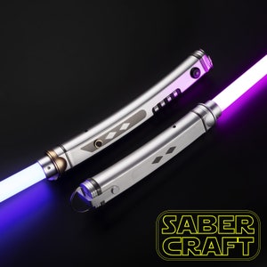 Ahsoka Tano’s Lightsabers, 2 Blades, Star Wars, 2 Hilts, 19 Fonts, Smoothswing, XenoPixel V2