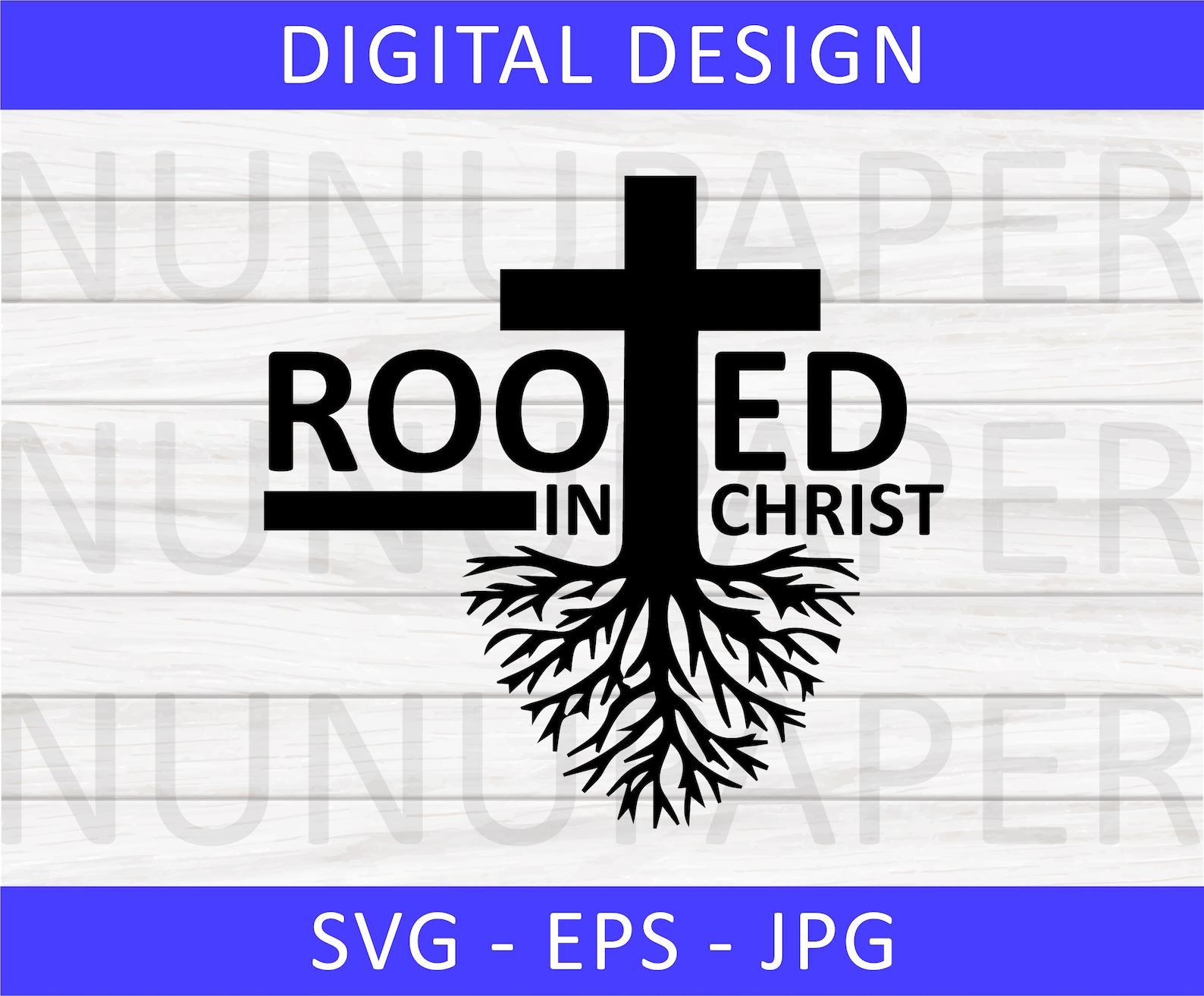 Rooted in Christ SVG, Jesus Svg, Christian Svg, Instant Download ...