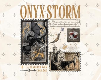 Onyx Storm Basgiath War College PNG, Dancing Through The Lightning Strikes PNG, Fourth Wing Inspired PNG, Dragon Rider, Book Lover Gift PNG