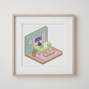 Cozy Living Instant Download PDF Cross-stitch Pattern