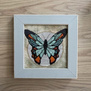 Stained-glass Butterfly Instant Download PDF Cross-stitch Pattern