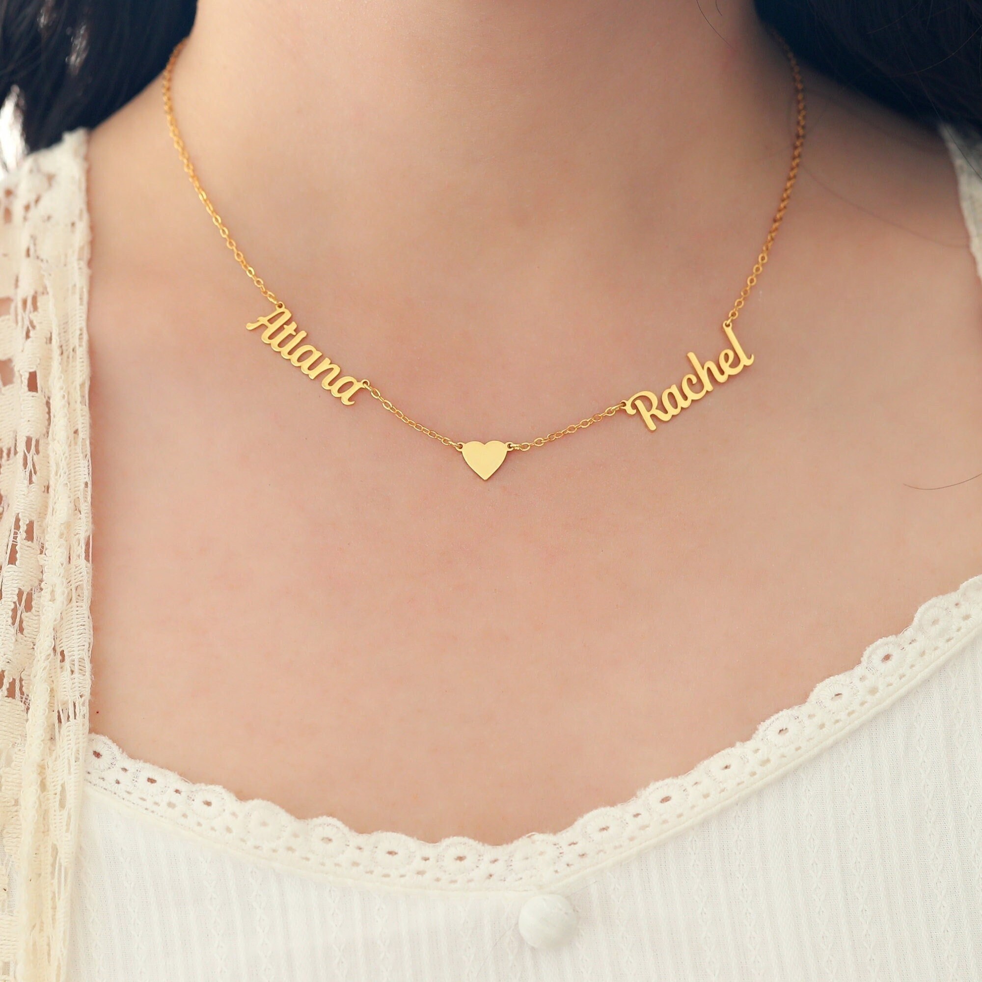 Double name locket store