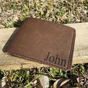 Personalized wallet, personalized wallet for men, personalized mens wallet, leather wallet