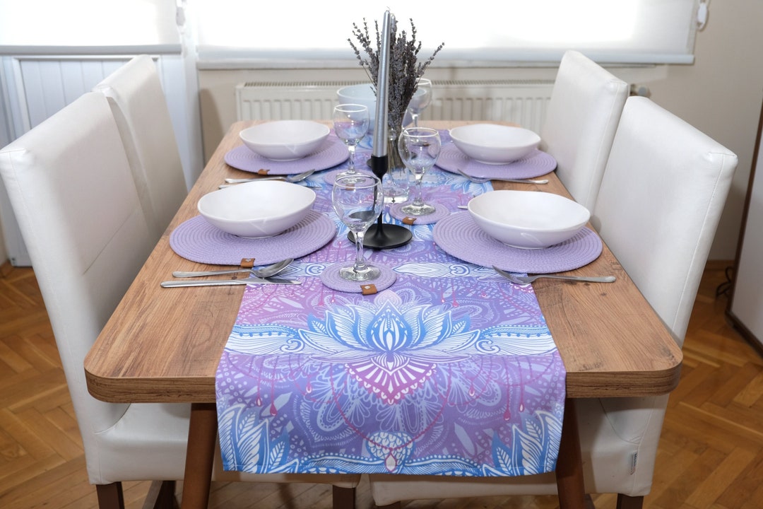 Table Cover Lotus Flower
