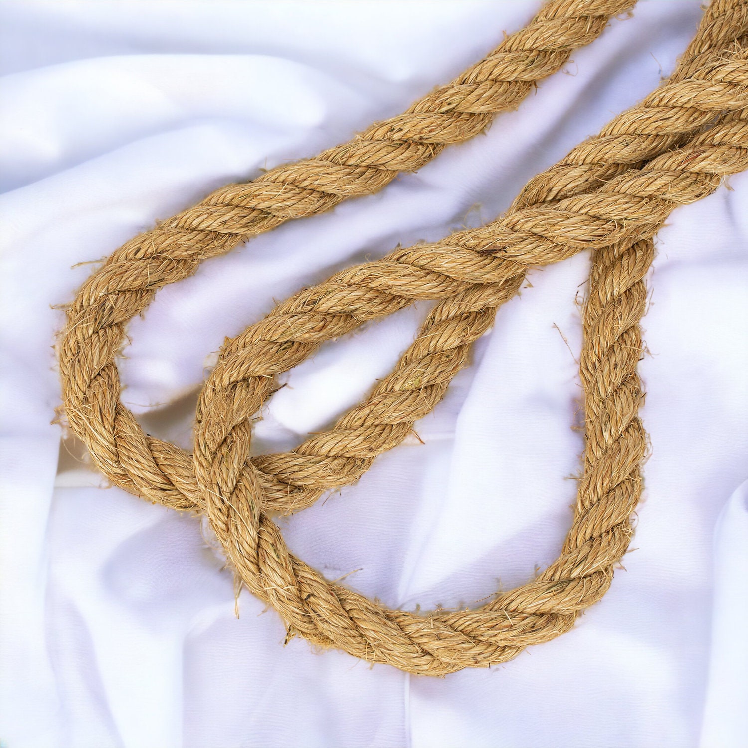 100% Natural Jute Rope | Beige Noose Rope | Braided Cotton Rope | 6-7mm ...