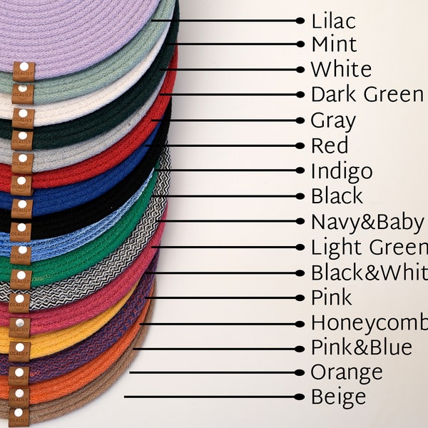 Ensemble de 4 sets de table corde et 4 sous-verres, dessous de plat, 16 couleurs différentes, sous-verre rond, décoration de table ovale, tapis de salle à manger, vaisselle circulaire