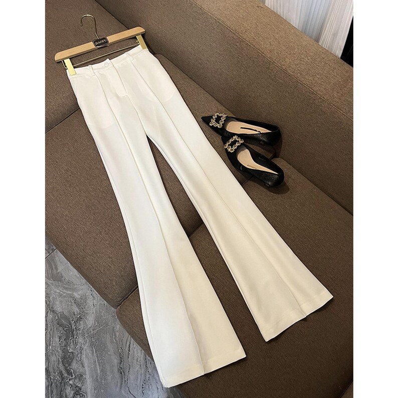 White Black Blazer Pants Suits for Women Office Trousers Suit Etsy