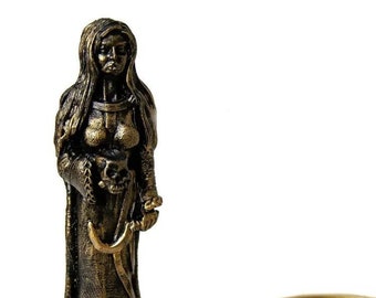 Goddess Mara bust Statue Figurine, gypsum, gift sculpture handmade 18 cm