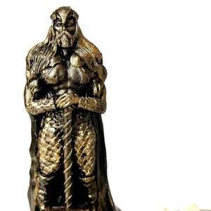 God Thor bust Statue Figurine, gypsum, gift sculpture handmade 20 cm