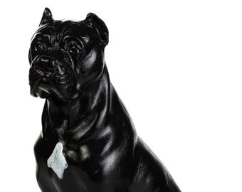 Cane Corso Statue Figurine, artificial stone, gift sculpture handmade 21 cm