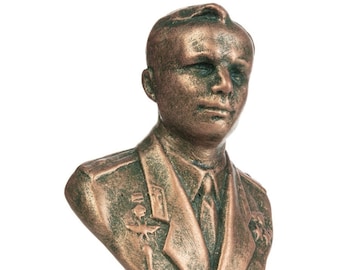 Figurine, Yuri Gagarin. A., Statue, handmade, artificial stone, 12 cm
