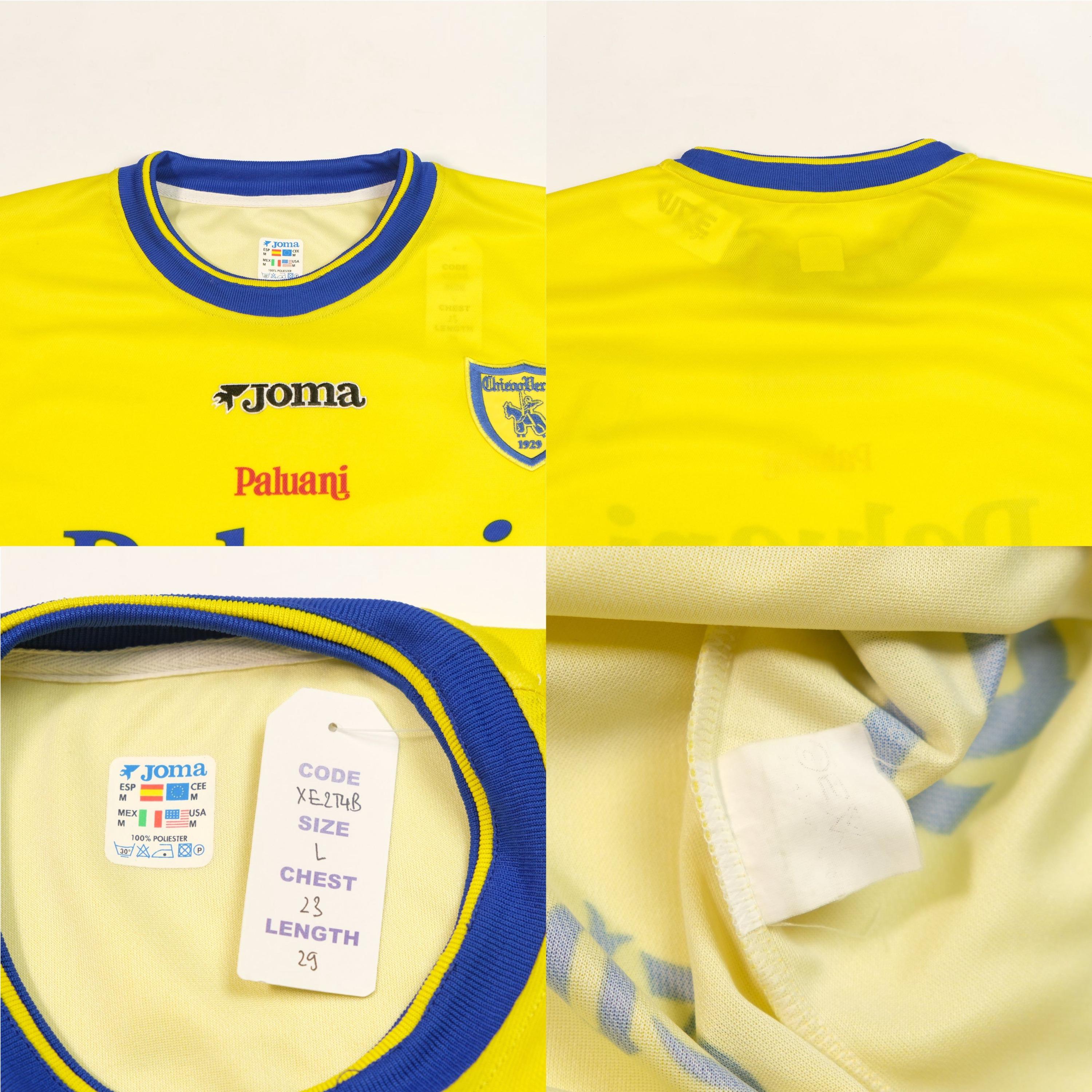 2002/03 Chievo Verona Home Shirt Joma (L) - Etsy Israel