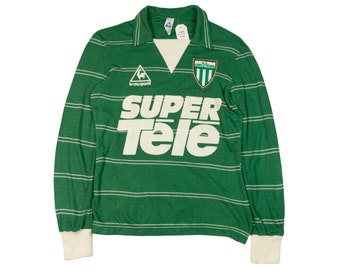 Saint Etienne Original 1980/1981 Le Coq Sportif Home Football Shirt Small