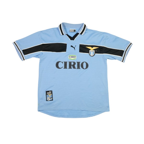 Lazio Italie Original 1999/2000 Puma Domicile Maillot de Football Moyen/Grand