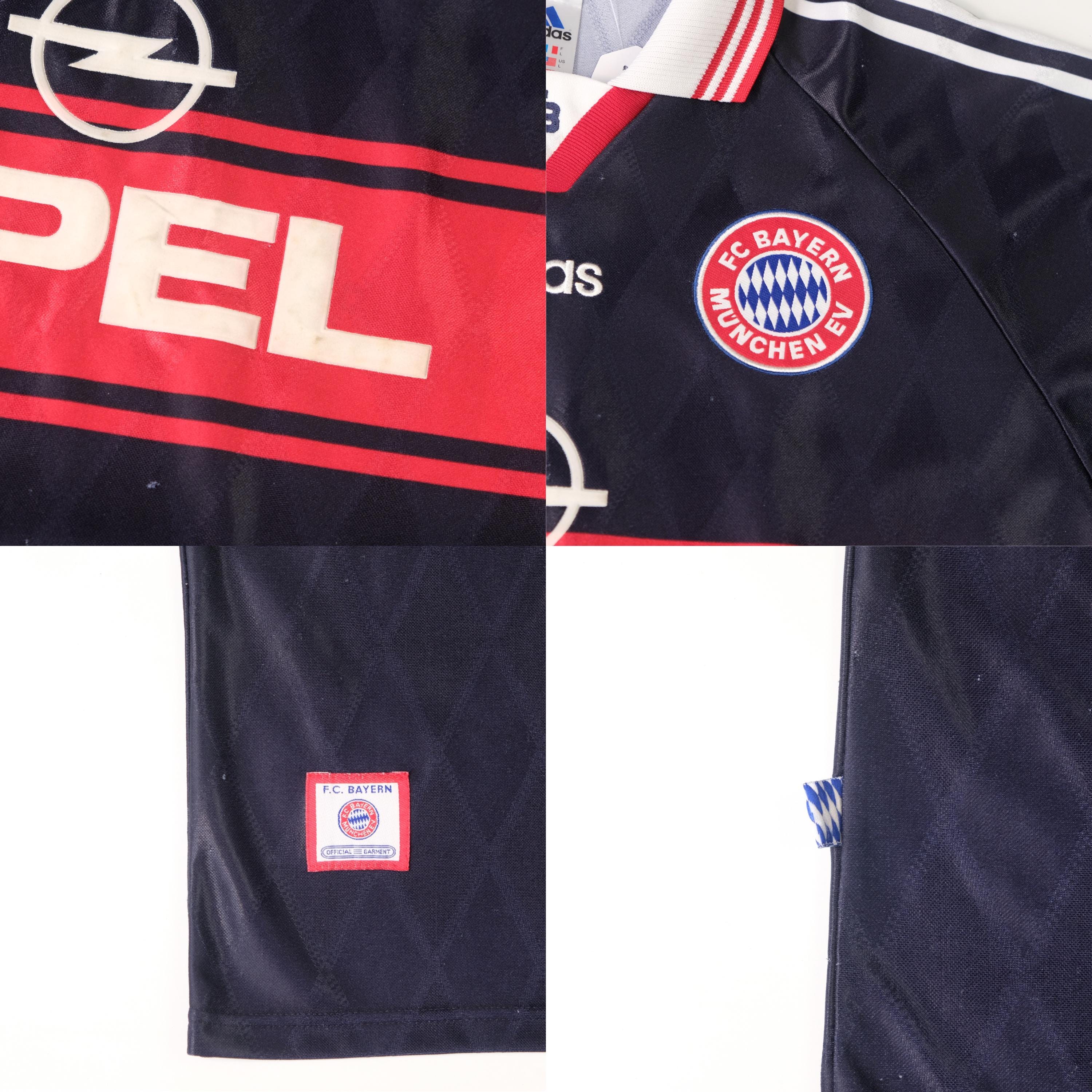 98/99 adidas × BAYERN Away Game Shirts 1998-00 Bayern Munich Away Shirt - 5/10 - (XL)