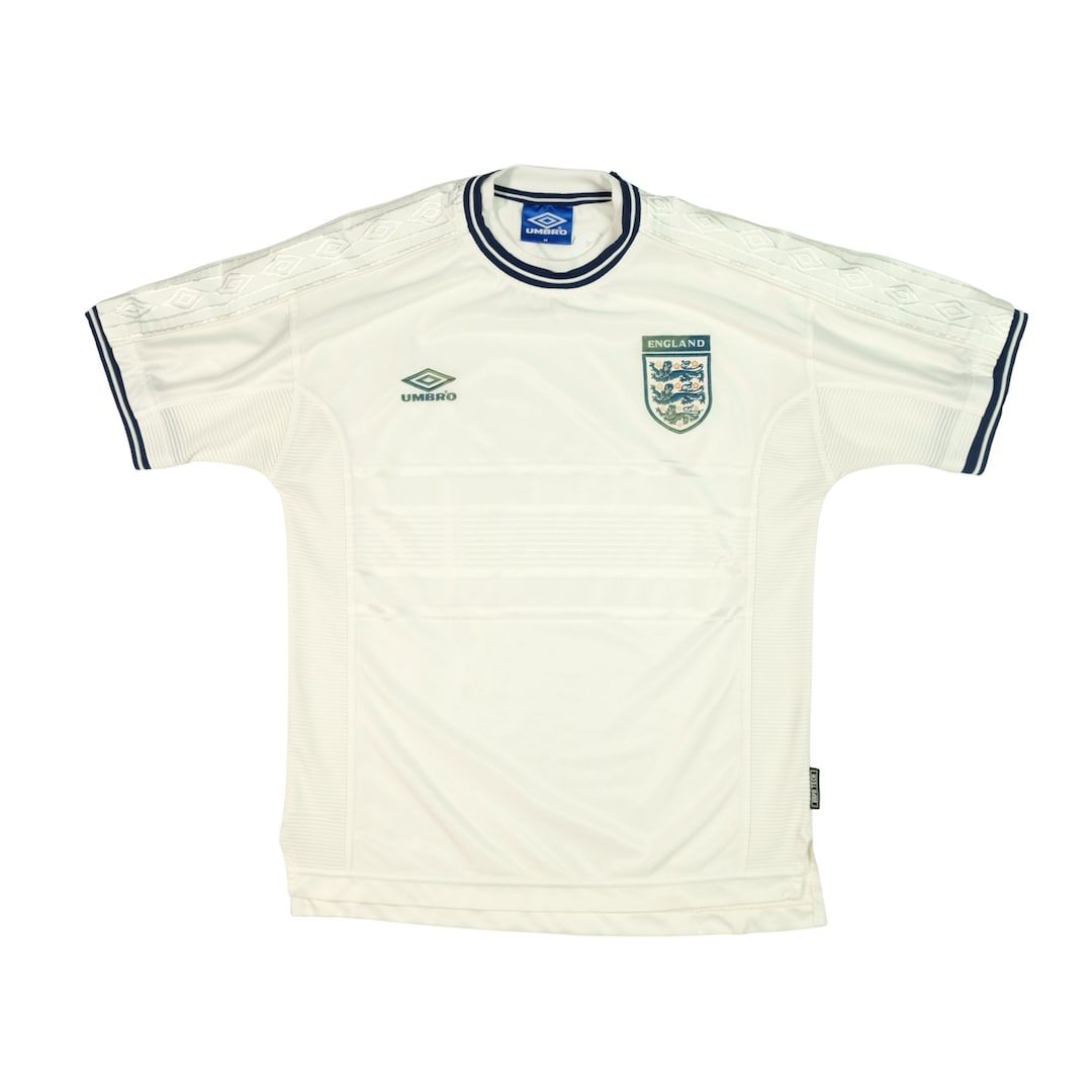 Maillot De Football Angleterre 1999-2000 Troisième Modèle Rare Umbro Taille M - Occasion Bon état