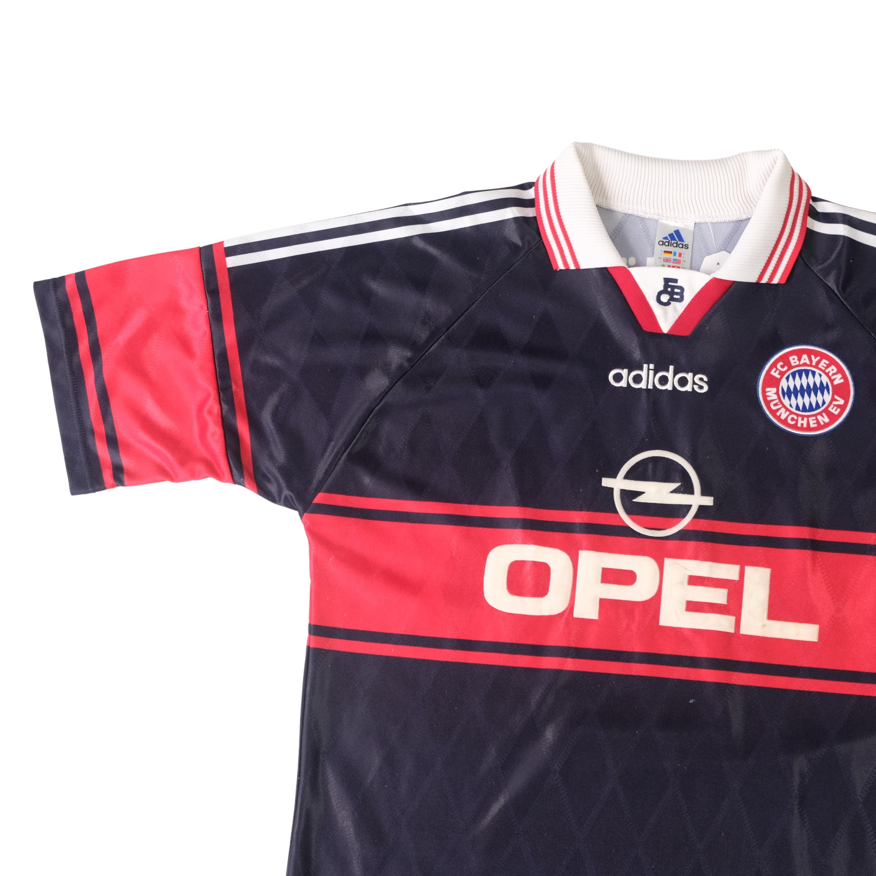 ZICKLER, 98-99 BAYERN MUNICH LS AWAY UCL MATCH UN WORN SHIRT