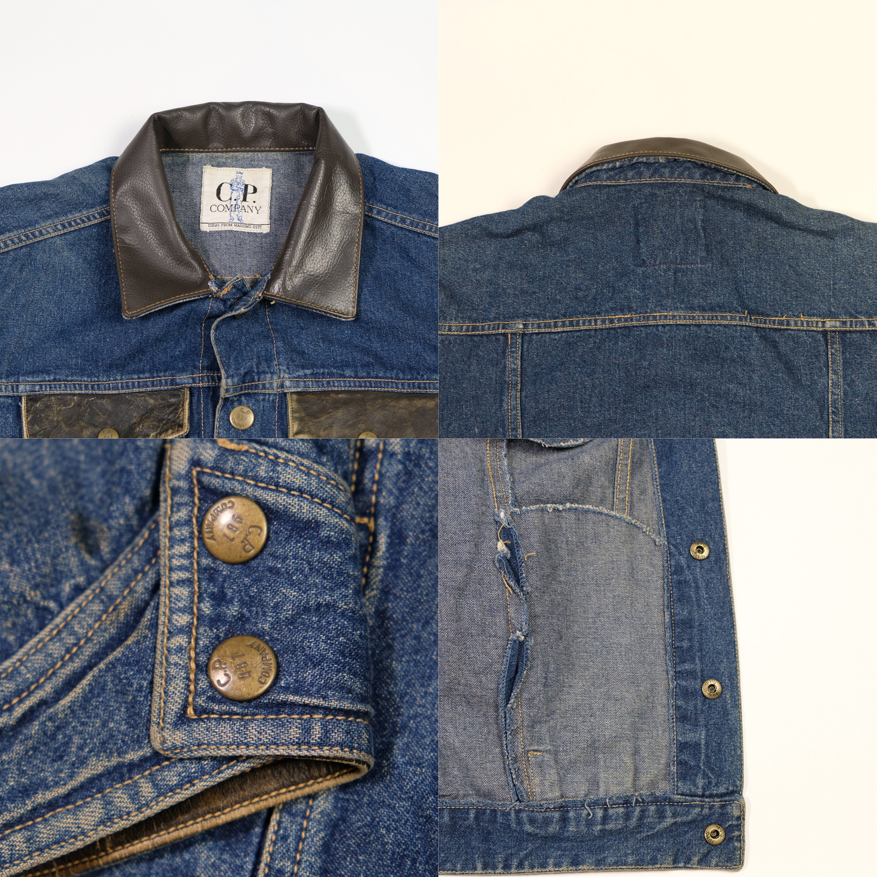 Cp company denim jacket cheap