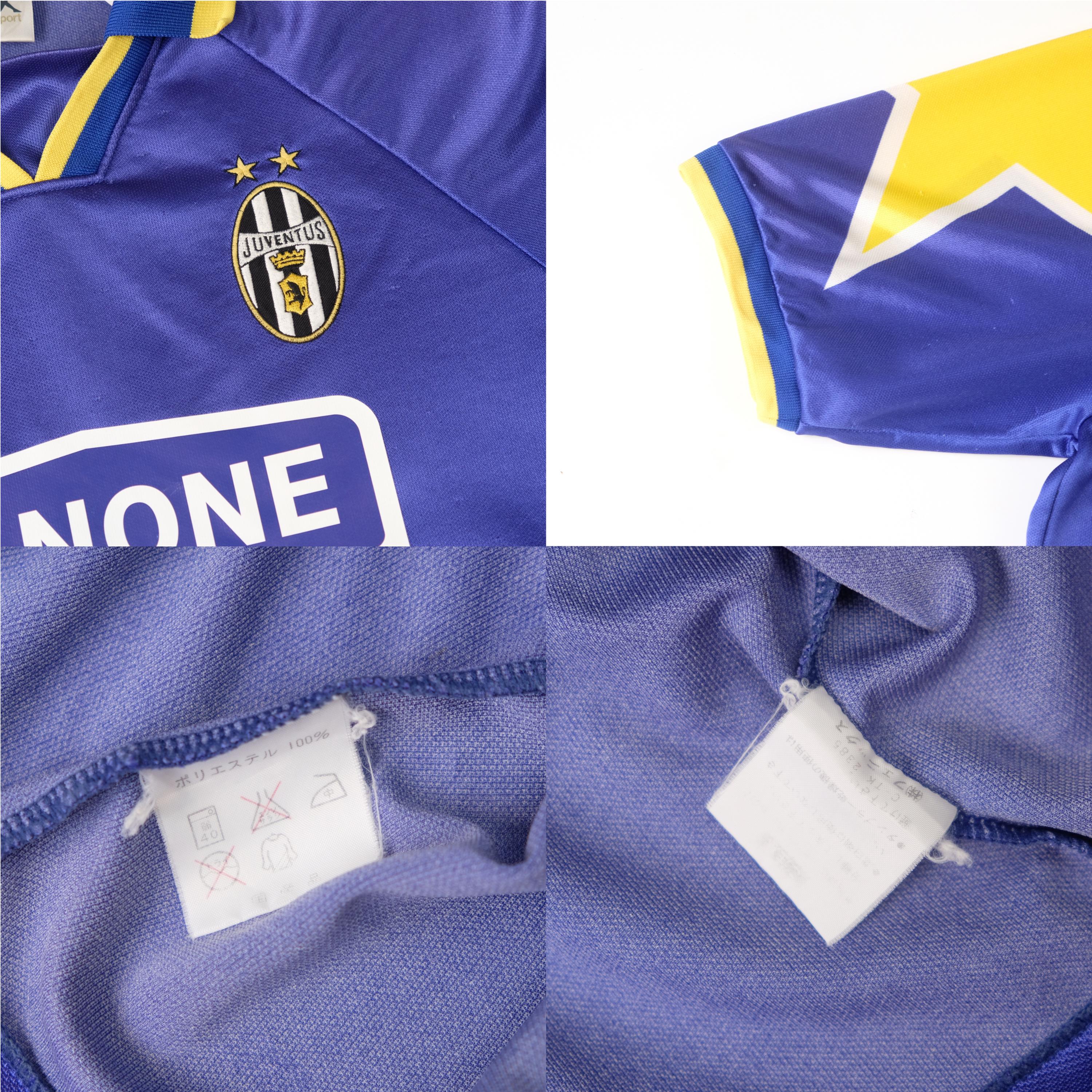 ユベントスユニフォーム 1994〜95 away ユニフォーム　juventos 1995-96 Juventus Basic Away Shirt #10 - 7/10 - (XS)
