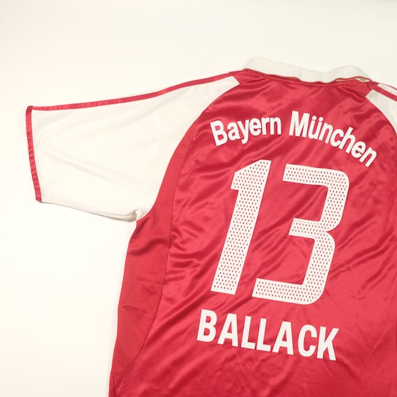 Adidas Bayern München ジャージ Ballack 13 Adidas Munich Bayern Vintage Jersey 2002 Ballack 13 | eBay