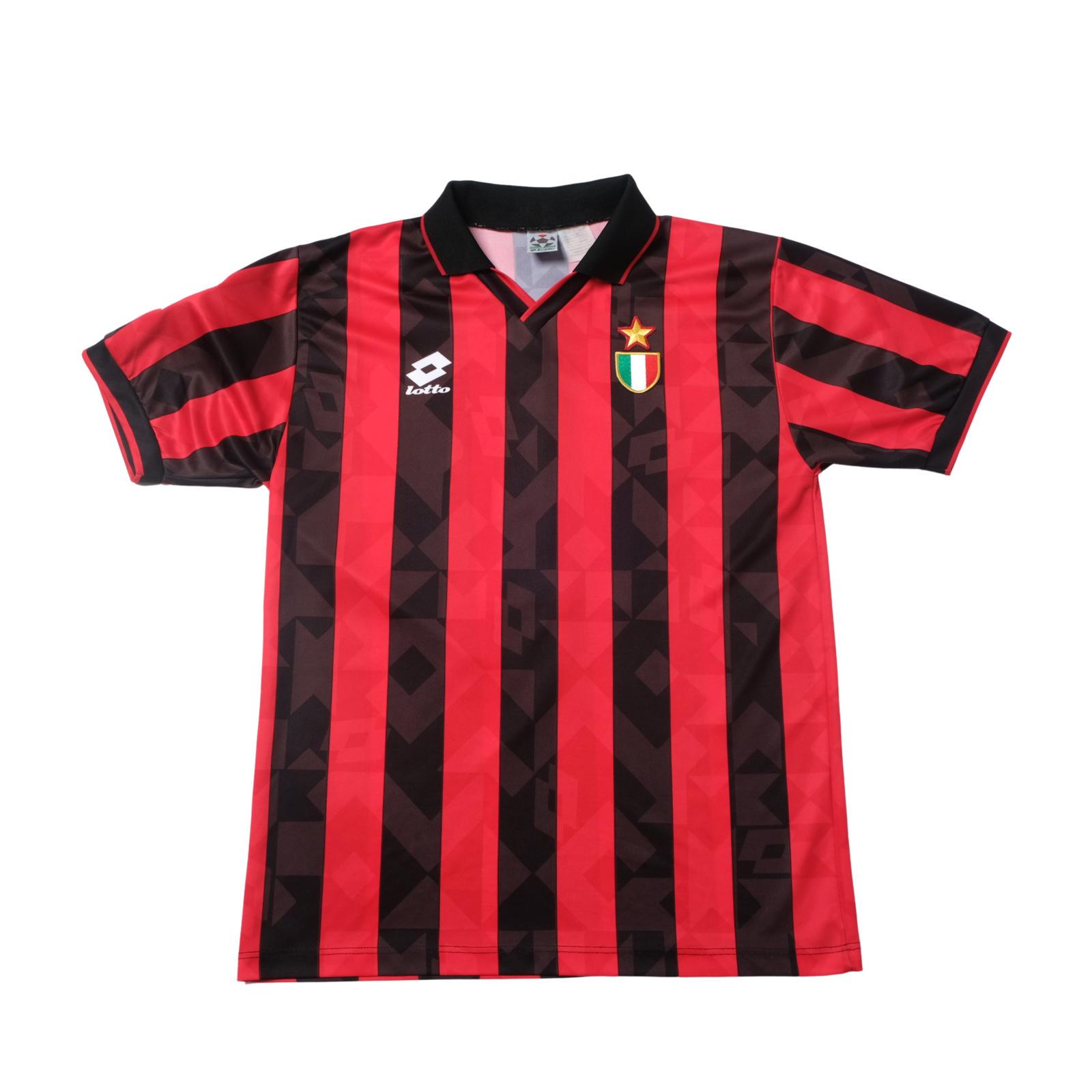Milan A.C. Lotto シャツ Lサイズ 赤黒 Ac Milan Lotto - Etsy