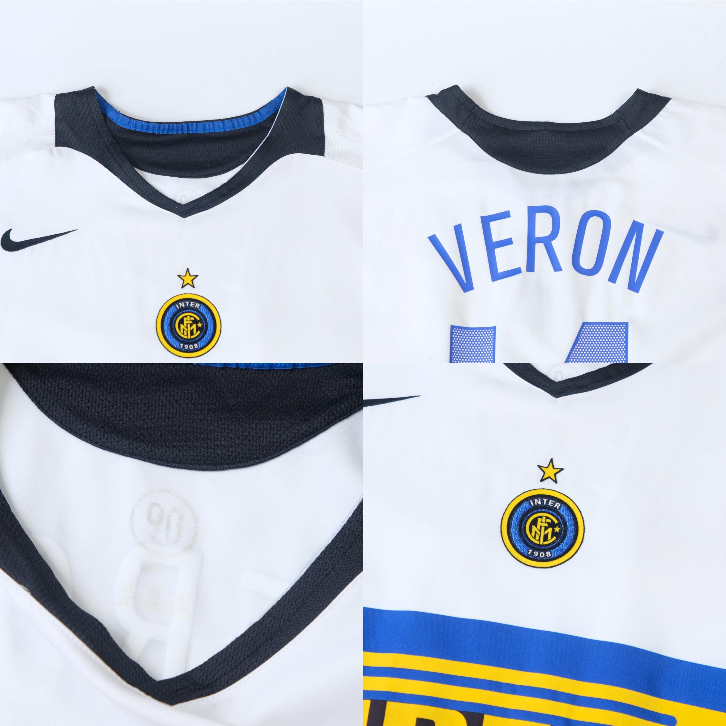 2005/06 Inter Milan Away Shirt Nike Veron (L/XL) - Etsy