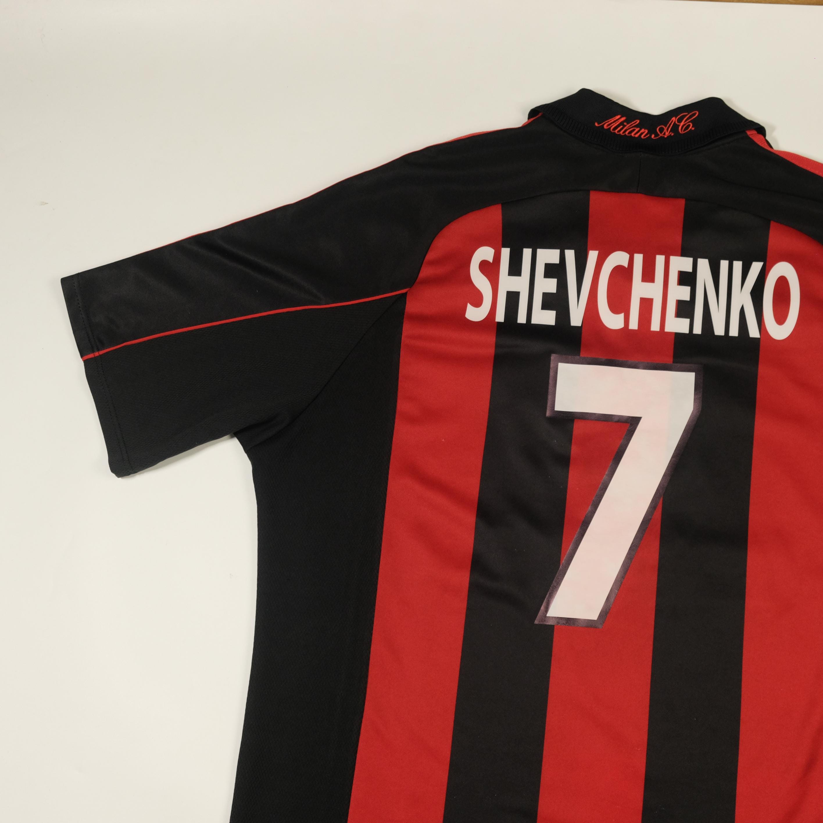 1998/00 AC Milan Home Shirt Adidas Shevchenko (XL) - Etsy