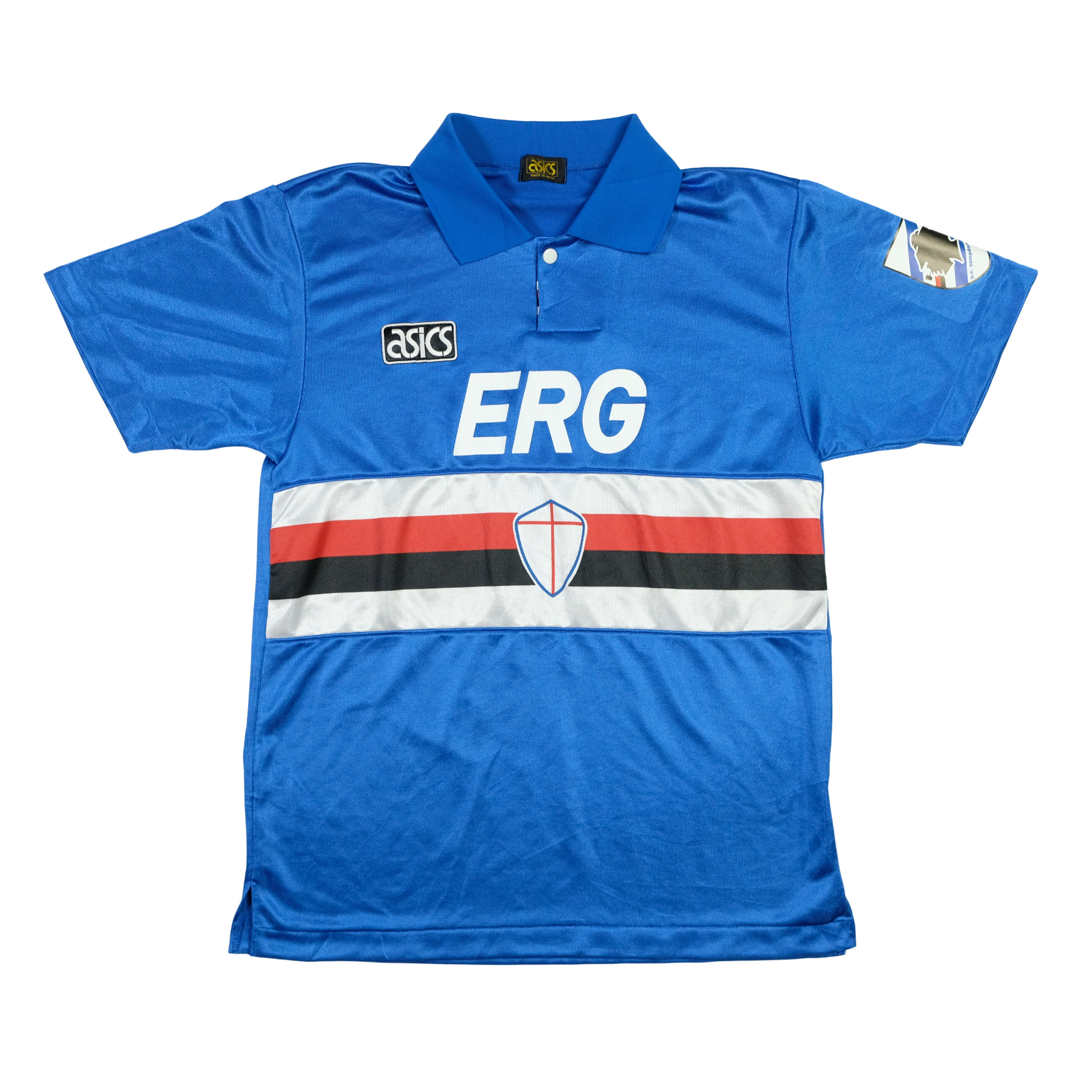 94/95 サンプドリア　マンチーニ　アシックスオフィシャル　当時物ユニフォーム 94/95 サンプドリア マンチーニ アシックスオフィシャル 当時物