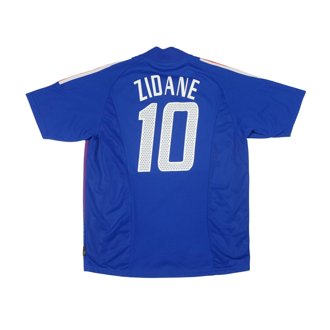 2002/04 France Home Shirt Zidane Adidas (L) - Etsy