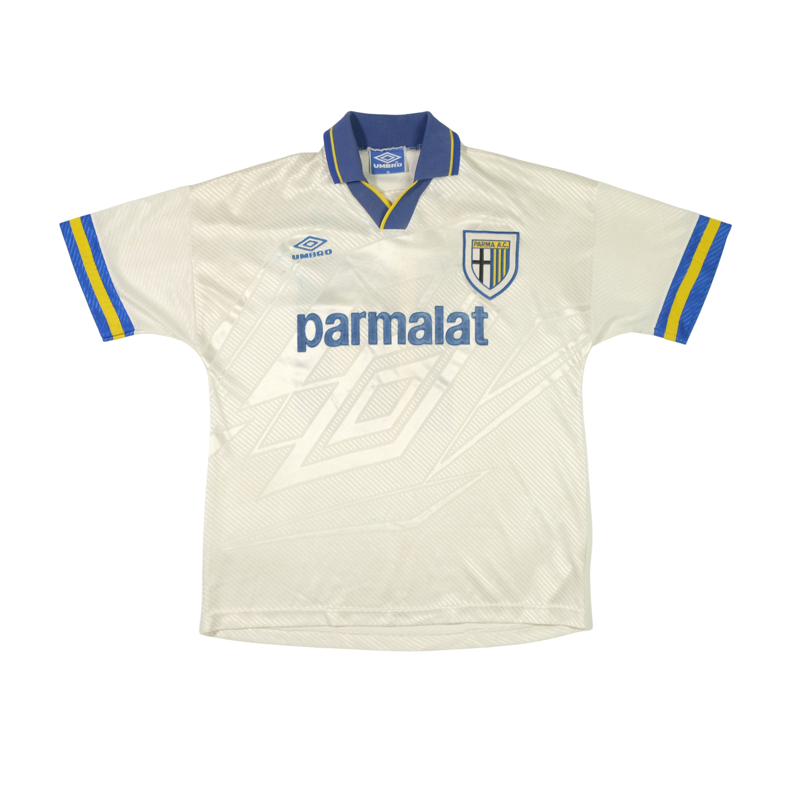 1993/94 Parma Home Football Shirt / Old Official Umbro