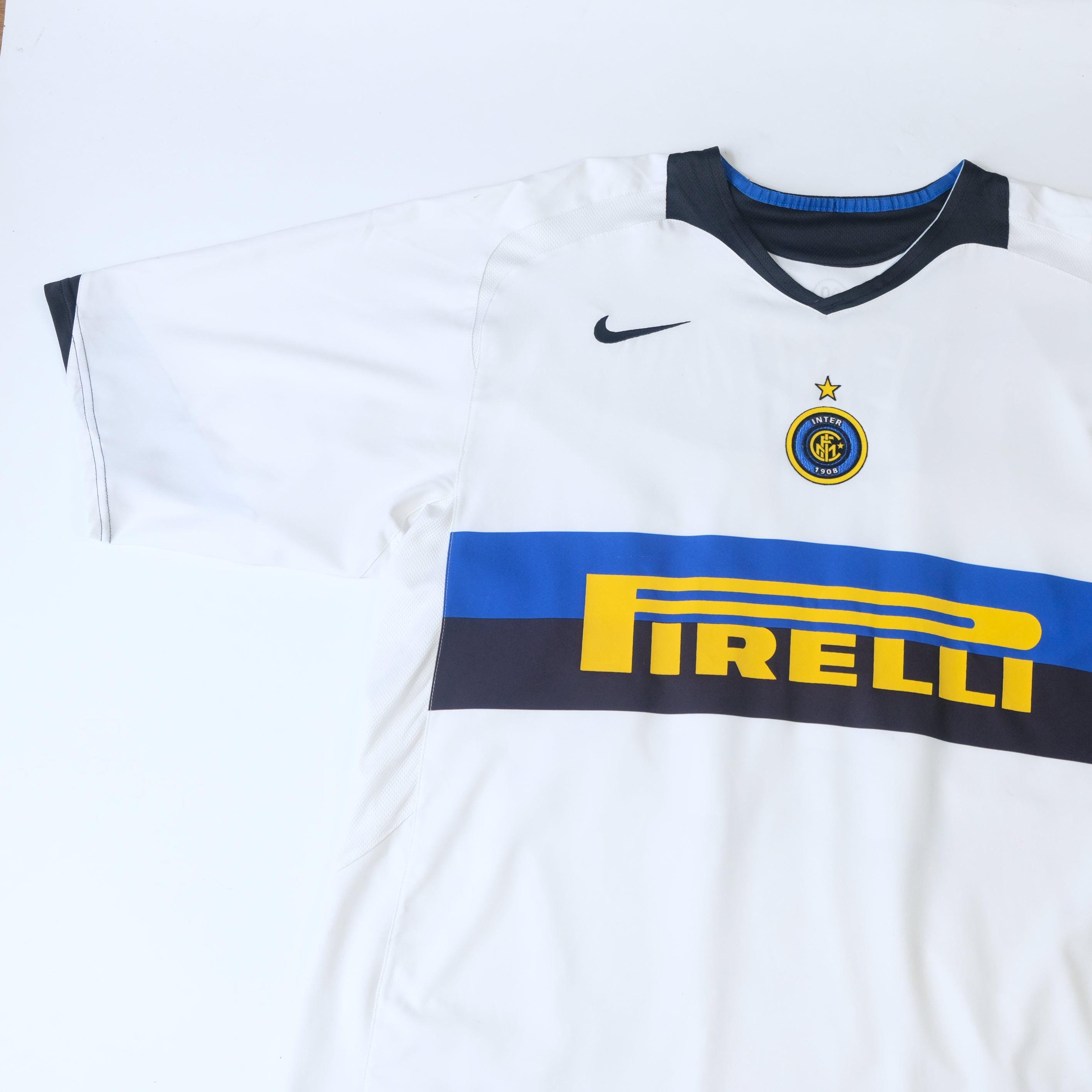 ウェア 05-06s NIKE INTER MILAN AWAY GAME SHIRTS 2005/06 Inter Milan Away Shirt Nike Veron (L/XL) - Etsy