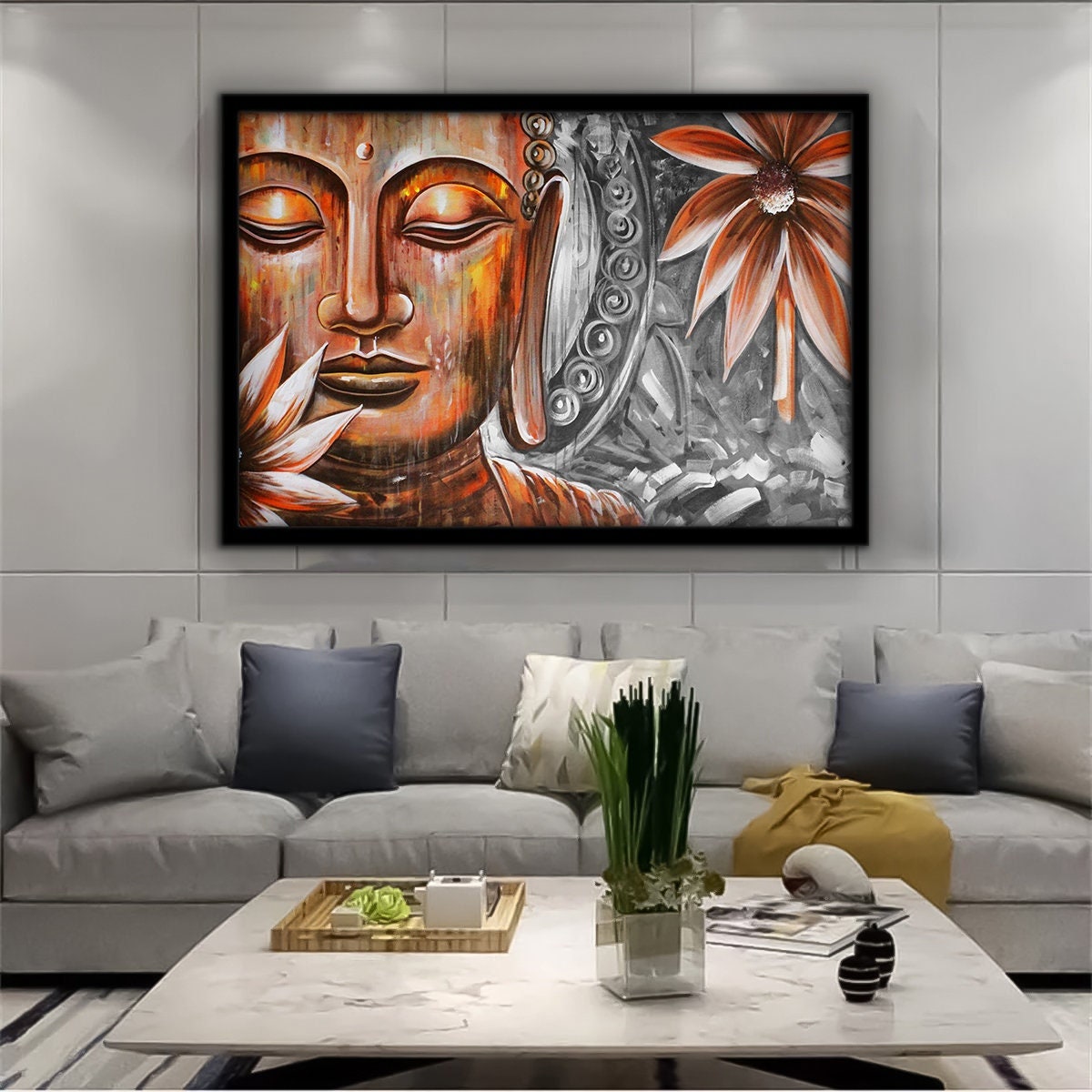 Buddha Paintings For Living Room
